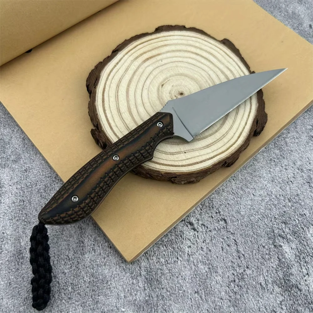 CR 2388 سكين شفرة مثبتة متينة 8Cr13Mov جيب شفرة مناسب للتخييم في الهواء الطلق والمشي لمسافات طويلة سكين يد متعدد المهام هدايا للرجال