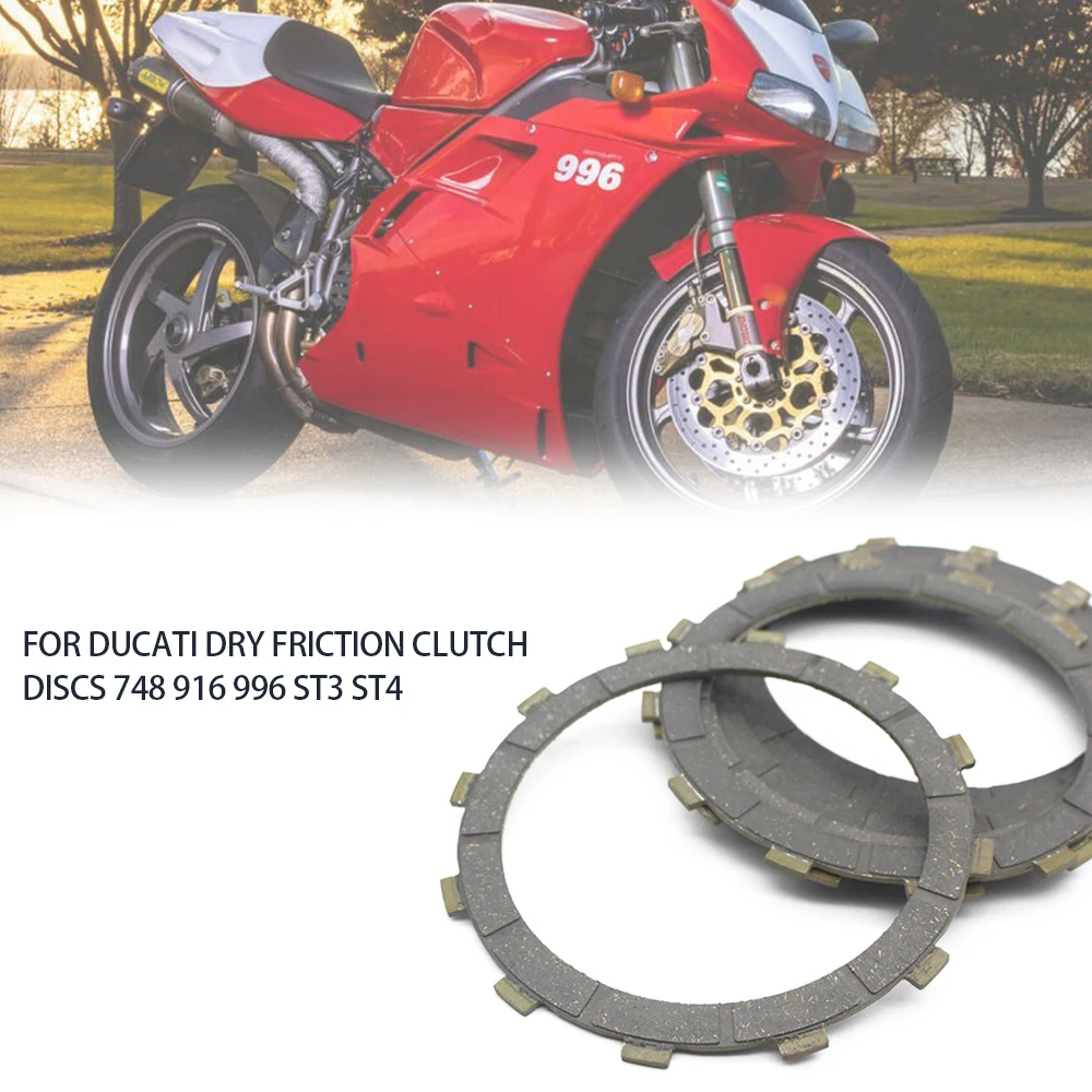 Cork dry Friction Clutch Plates Disc For Ducati 748 749 851 900 916 944 996 998 999 1098 1198 Monster 900 1000 1100 S2R S4 S4R S