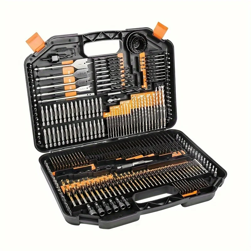 246pcs Multifunctional Power Tool Accessories, Electric Drill Electric Screwdriver Bit Combination Set, Woodworking Hole Opener