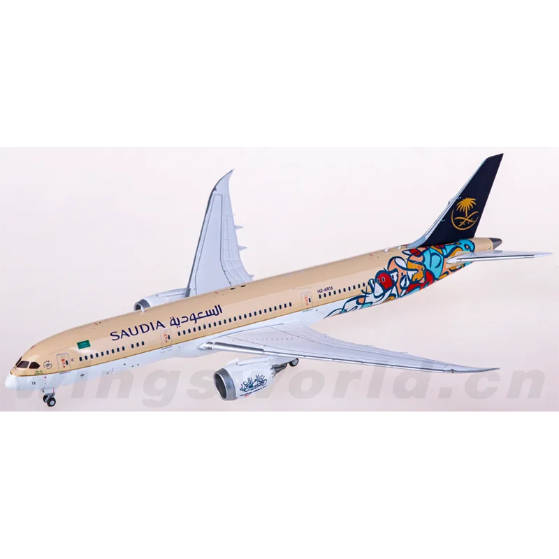 1/400 JC Wings LH4249 Alloy Aircraft Saudia B787-9 Dreamliner HZ-AR13 Static Simulation Airplane Model Decoration Collection