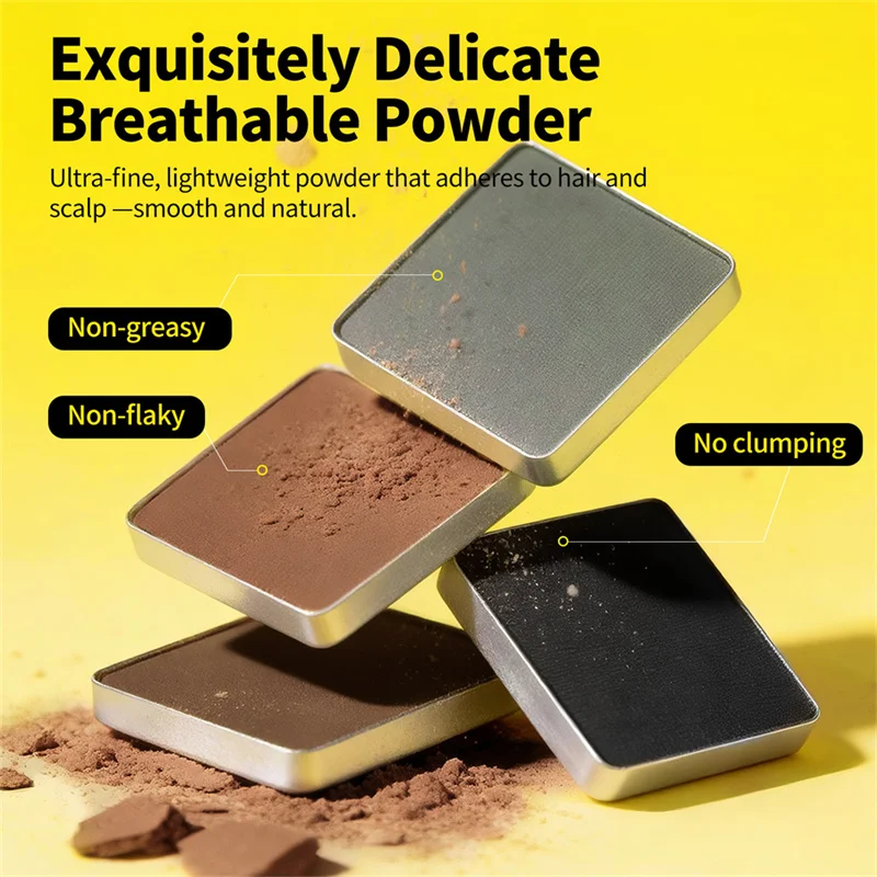 Hair Line Powder Black Root Cover Up Natural Instant Waterproof Hairline Shadow Powder Hair Concealer Coverage Styling  Coverage