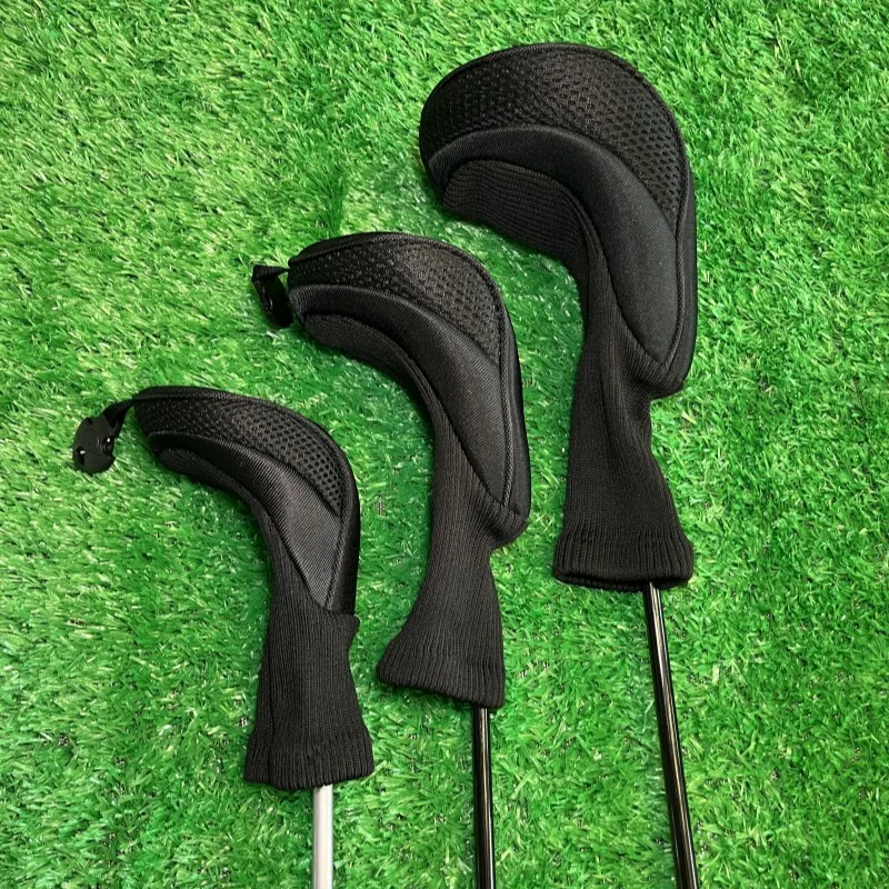 أغطية رأس نادي الجولف لسائق Fairway Woods Hybrid برقبة طويلة شبكية رياضية لنادي الجولف
