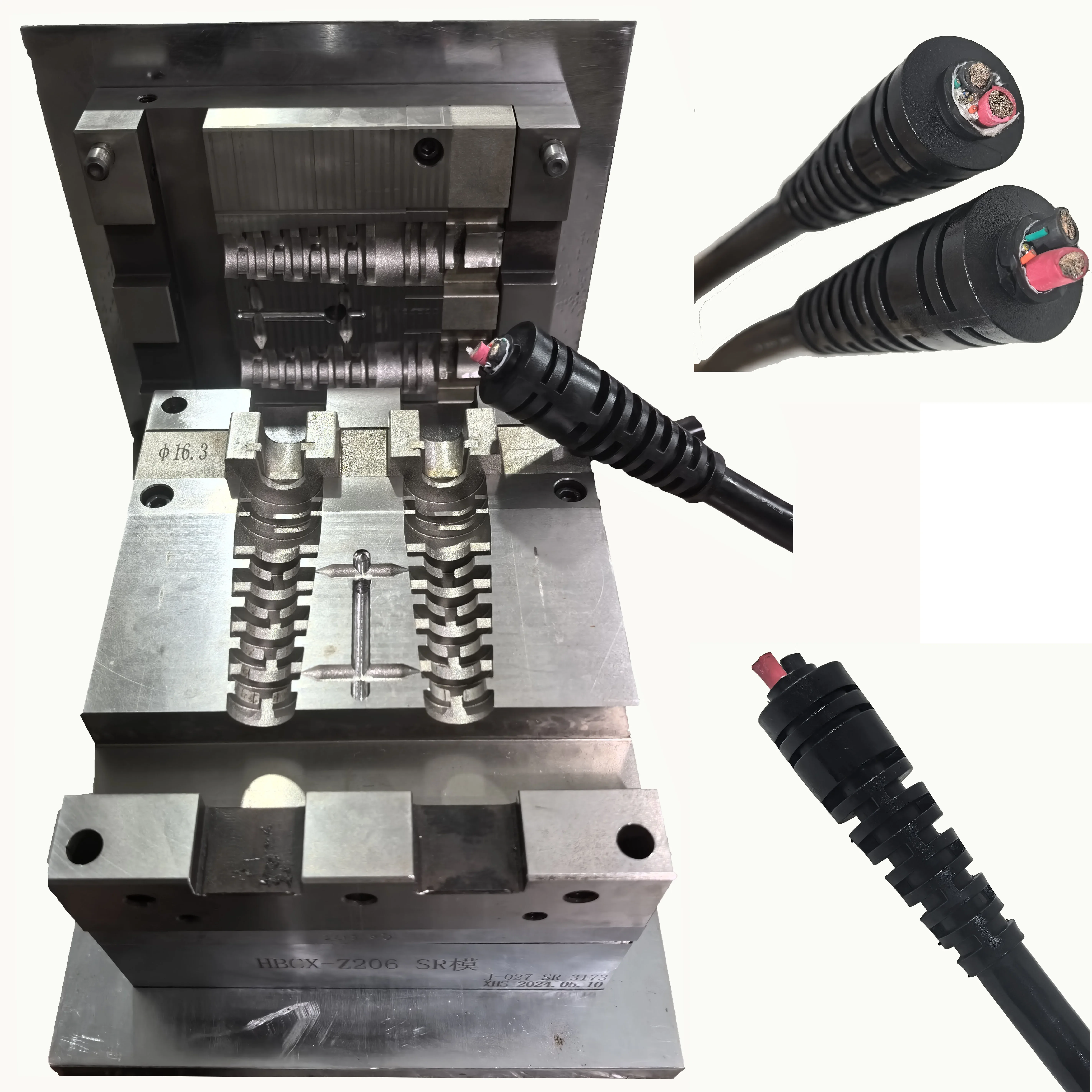

AC Power Cord SR Mould for OEM Mold Manufacturer Plastic Mould