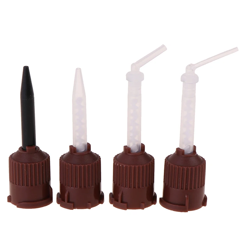 Silicone Rubber Gun Mix Head, Ferramentas de Dentista, Impression Mixing Tips, Temporário, Materiais Dentista, 3.5mm, 50Pcs, Pack, Atacado