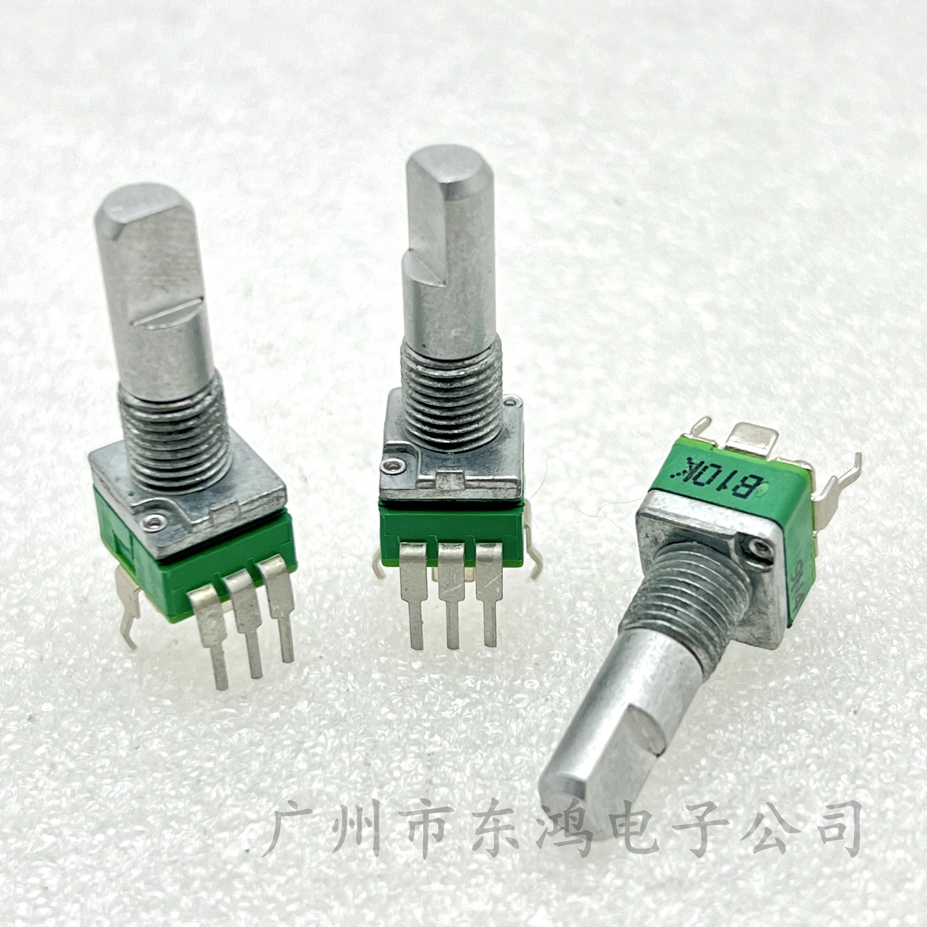 1 PCS Taiwan Alpha RK097 Precision potentiometer with midpoint RD091F-40 with bracket B10K Half shaft length 20mm