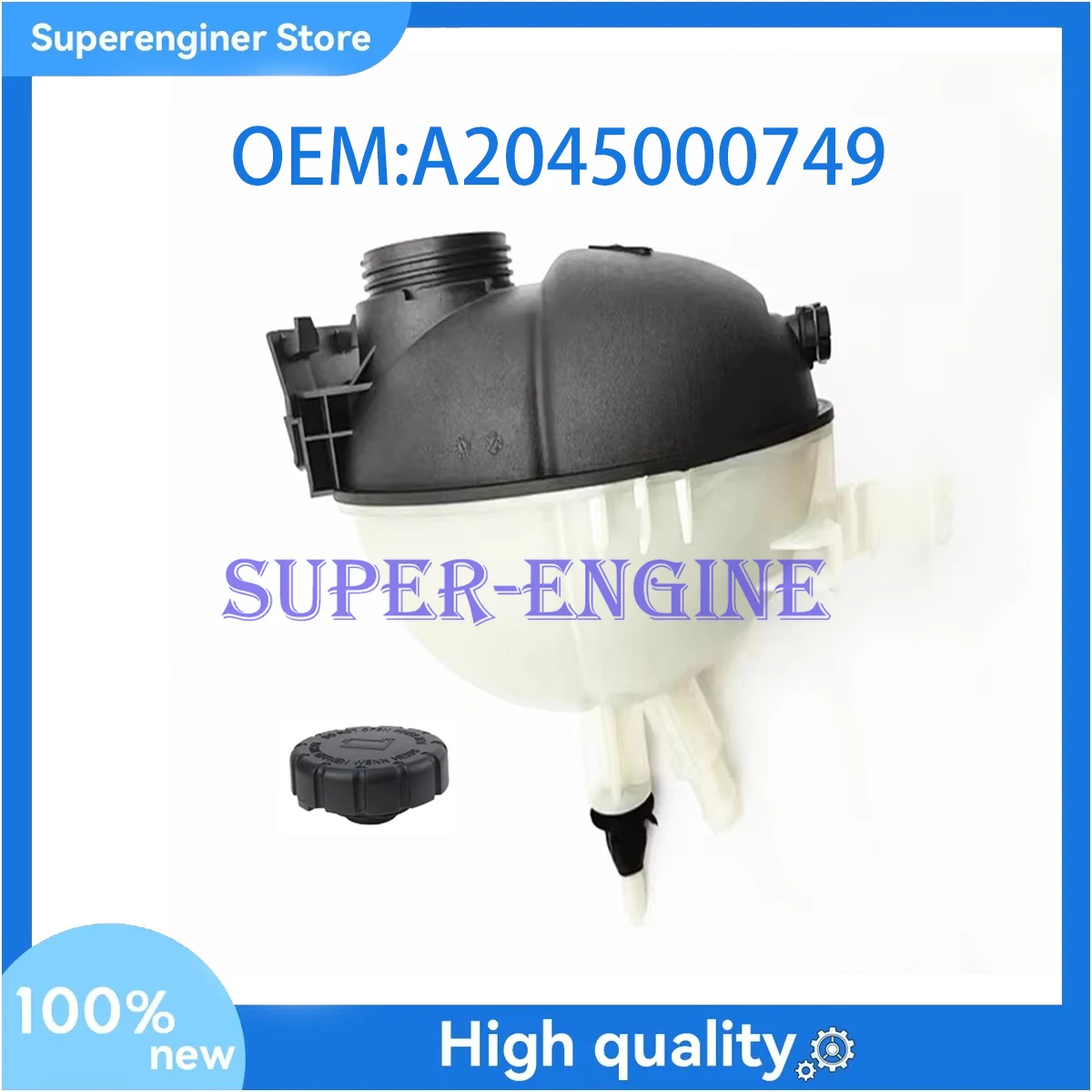 

A2045000749 Coolant Kettle Engine Cooling System Water Tank Fits For Mercedes Benz Accessories E200 C220 CLS250 GLK220