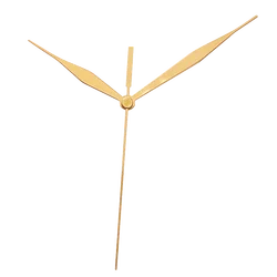 Shaft Clock Hands 12 High Light Gold (Just hands) Metal Aluminum DIY Quartz Clock Accessory High Quality Kits