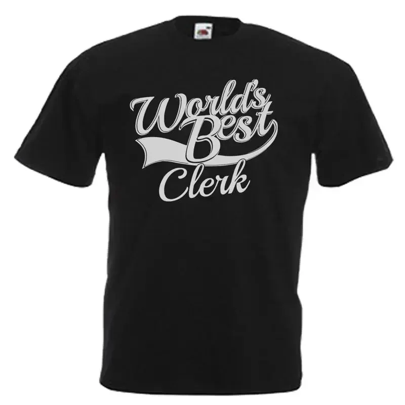 Clerk Novelty Gift Adults Mens T Shirt 12 Colours Size S 3XL