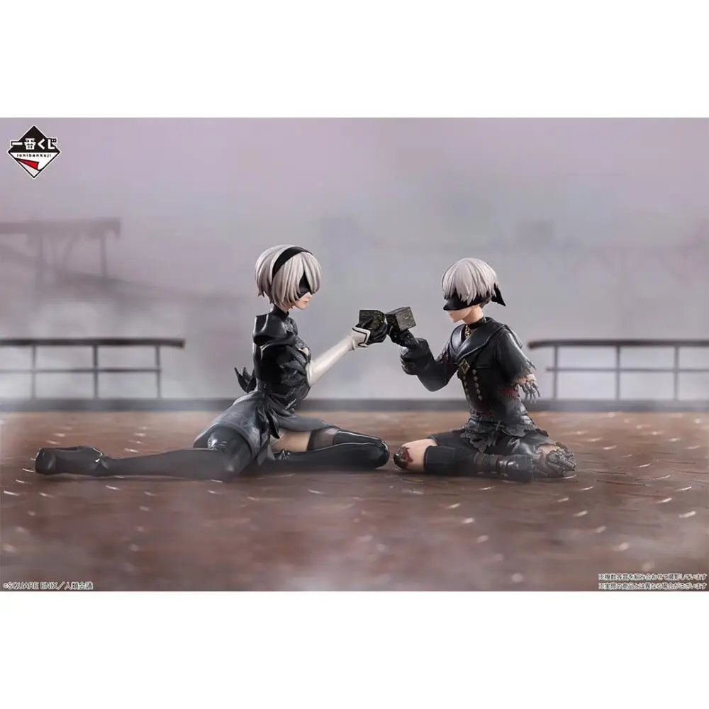

In Stock Genuine BANDAI Ichiban Kuji NieR:Automata Glory to Mankind A2 2B 9S Figure Anime Model Toy
