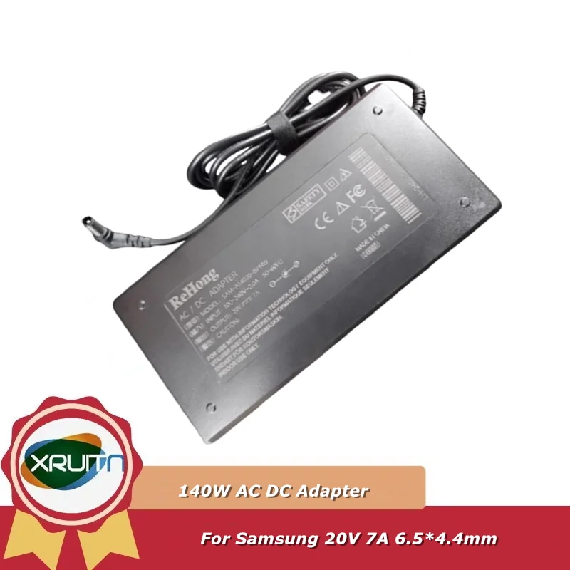 

Зарядное устройство для ноутбука 140 Вт, 20 В, 7 А для Samsung S32BG850NC S32BG854NC G8 MONITOR SERIES A14020_BPN Адаптер переменного тока A14020_BPNW BN4401187C