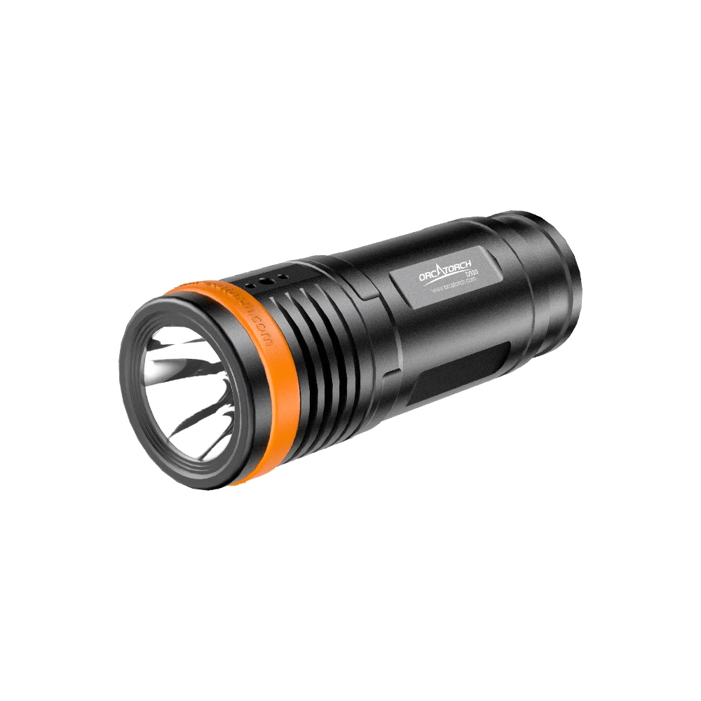 OrcaTorch D920 5000-Lumen Professional Primary Dive Light for Technical Divers