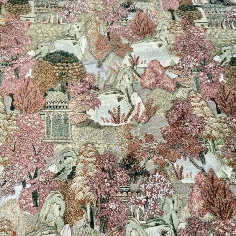 Wind-colored woven jacquard fabric for men's and women's shorts