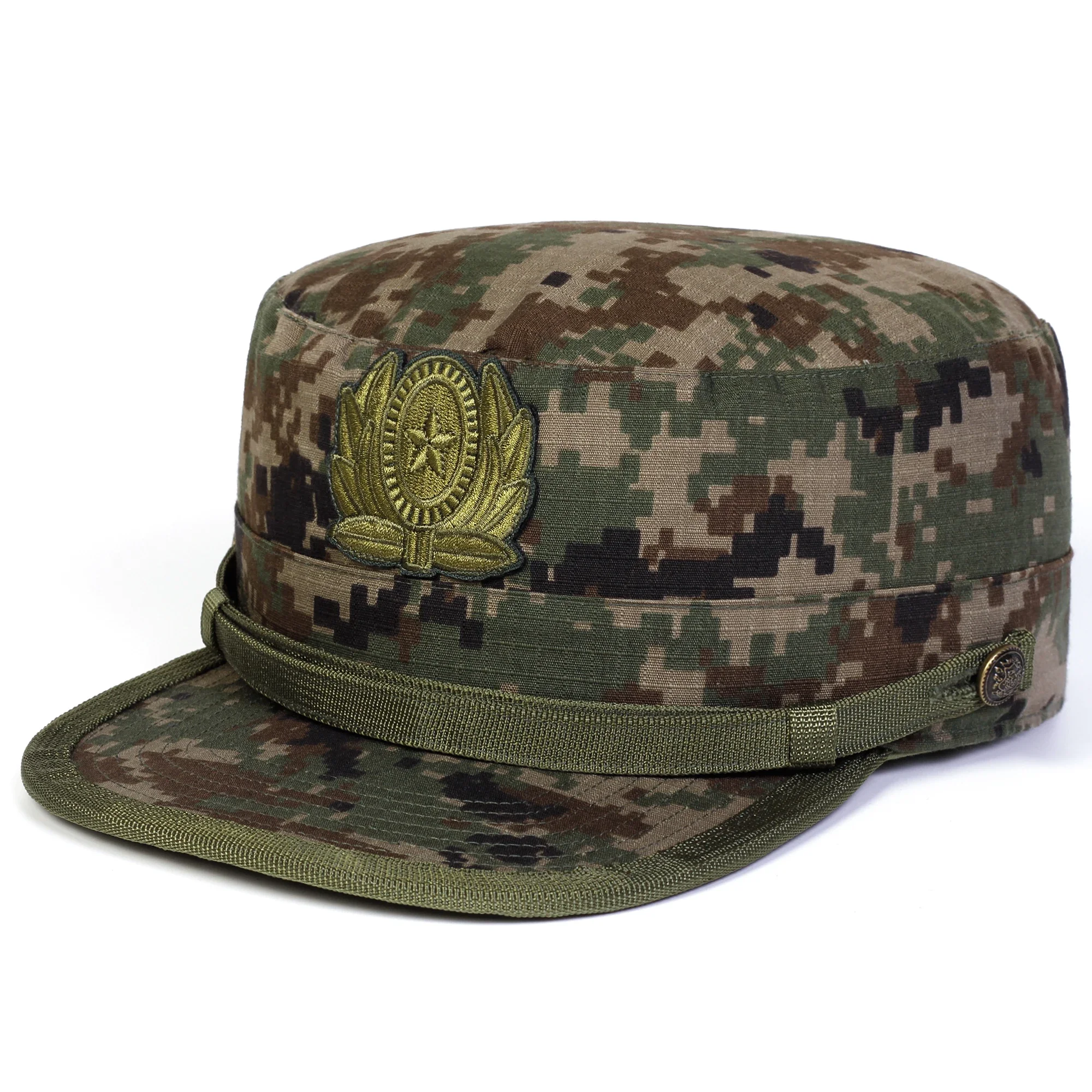 Snapback Hat Flat - Casquettes militaires unisexes à motif camouflage,