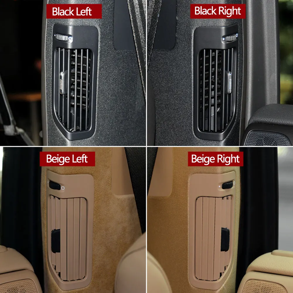 Car B-Pillar Left Right Air Conditioner AC Vent Grille Outlet Panel Cover For Porsche Cayenne 7P5 92A 958 2010-2017 958555903 view 6