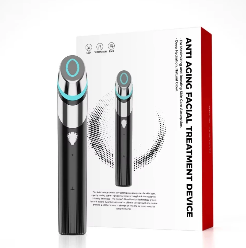 جديد أفضل بائع 2024 EMS RF رفع 4 في 1 مكركرنت جهاز تنغيم الوجه العناية جهاز تدليك الوجه آلة الوجه المنزلية