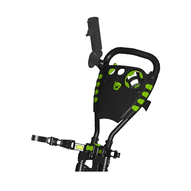 Factory Hot Selling One-Click Folding 4-Rad Golf Push By mit drehbarem Vorderrad