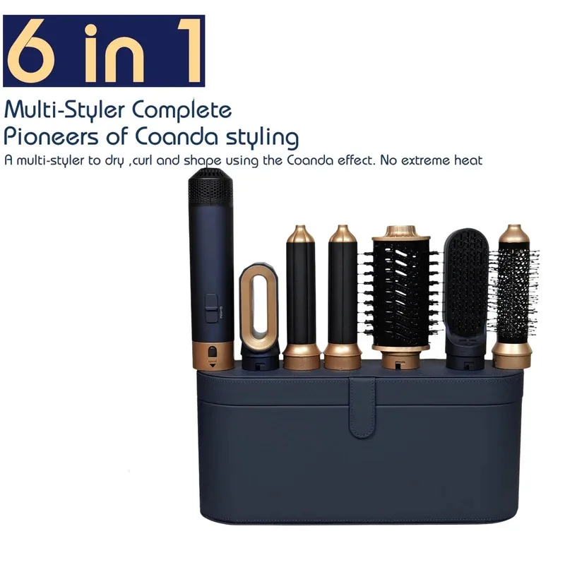 

6 In 1 Multi Styler New Design Hair Dryer For Hair 6 in 1 hair styler With Curling Barrel Hot Air Brush Styling Tool MultiStyler