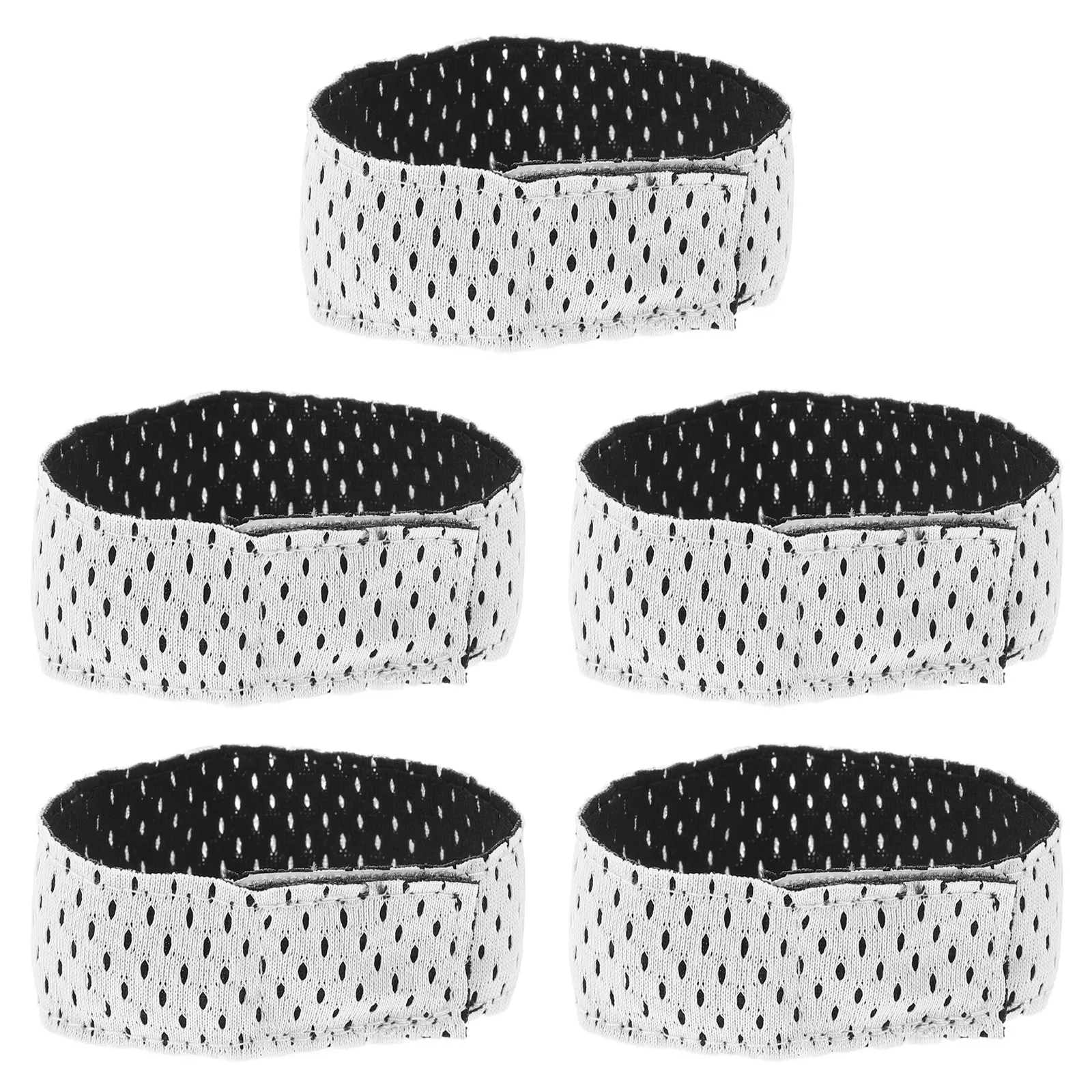 

5Pcs Lightweight Sleeve Scrunchies for Sports Adjustable Straps Soccer Football Accessories Sleeve Straps for Shirts