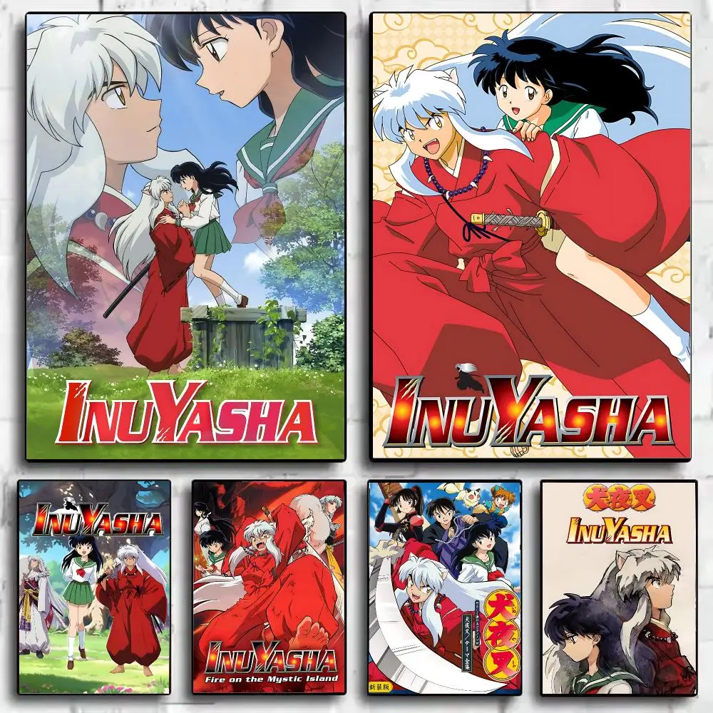 I-Inuyasha Poster HD Wall Art Print for Bedroom Living Room Office Bar Modern Aesthetic Home Decor