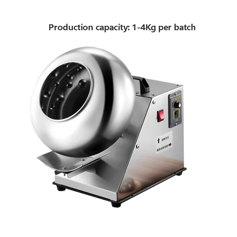 견과류 및 사탕 코팅 기계: 초콜릿 코팅, 설탕 광택 및 초콜릿 빈 코팅 드라제 기계