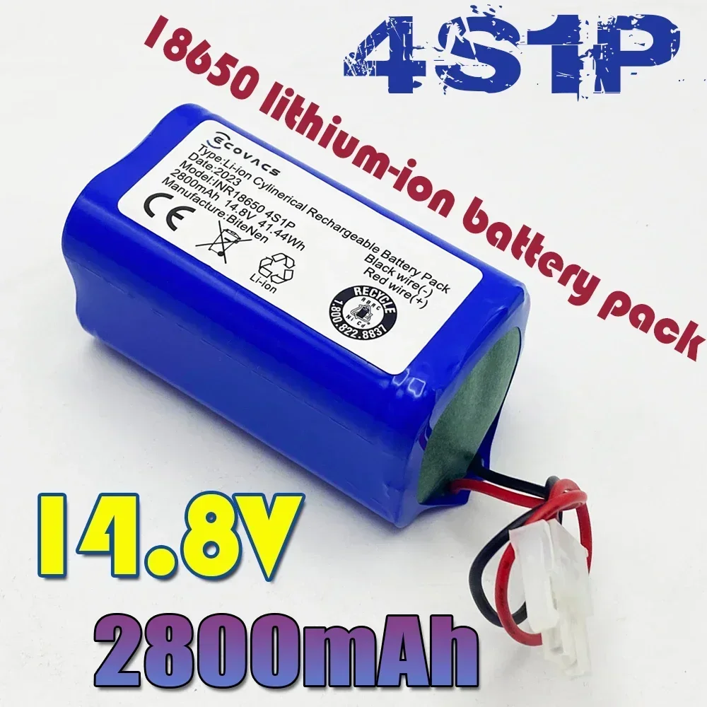 🚧2800mAh 14.8V RS-RT900866 Li-ion Battery Side Brush For Rowenta Tefal Explorer Serie 20 40 60 Robot Vacuum Cleaner Accessories