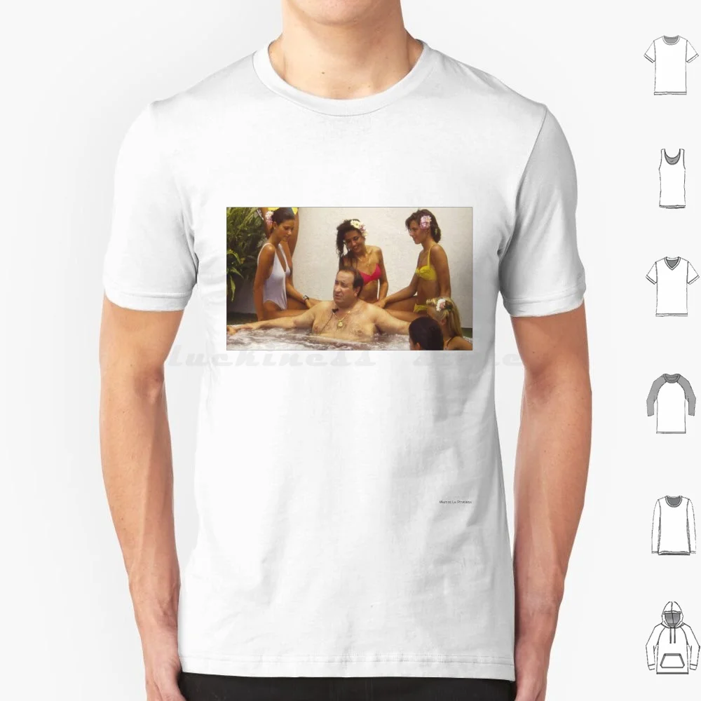 Jesus Gil In The Jacuzzi T Shirt Big Size 100% Cotton Jesus Gil Jesus Gil Phone Jacuzzi De Football Spain Spanish League The