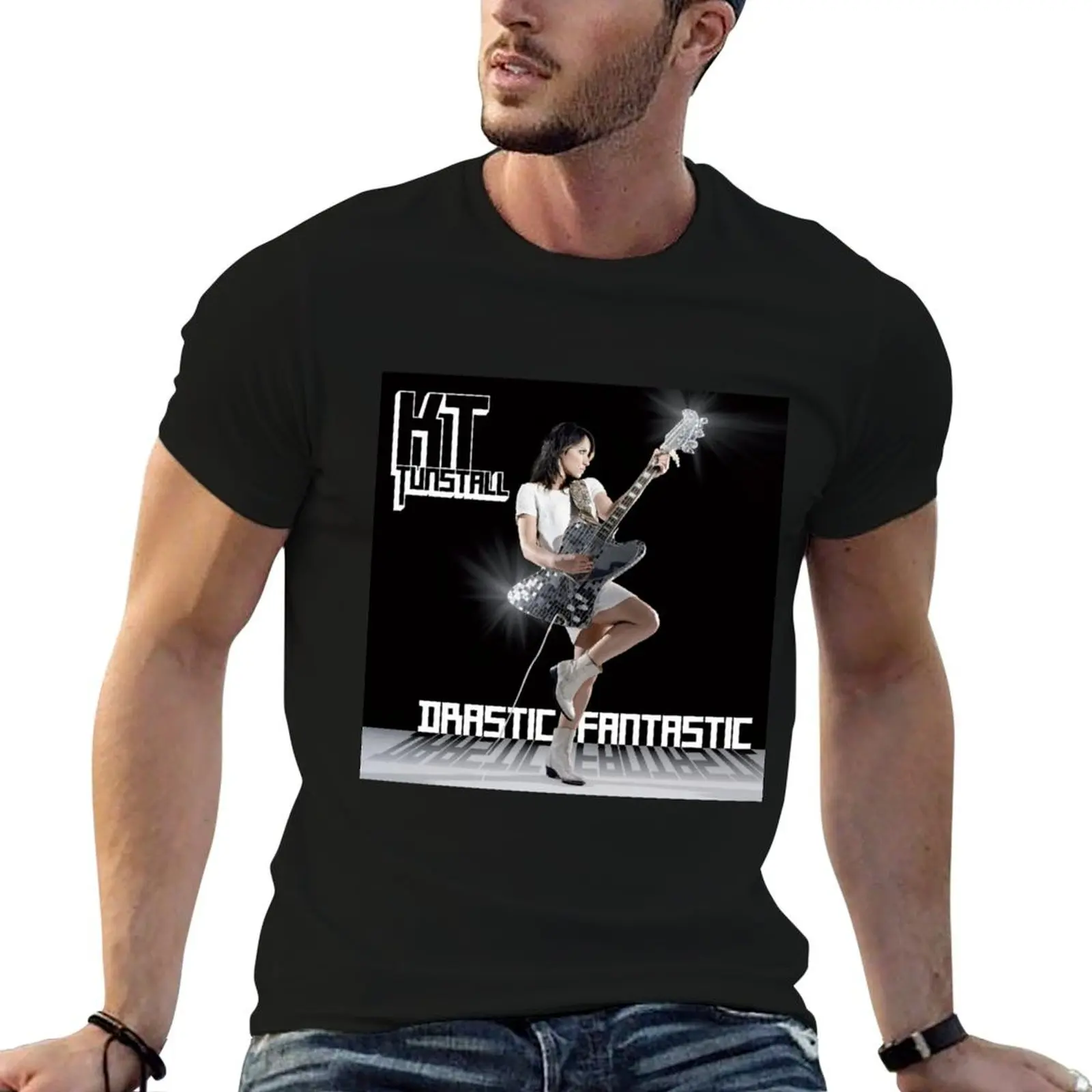 Camiseta KT Tunstall Drastic Fantastic, camiseta gráfica para hombre, camiseta de algodón de alta calidad