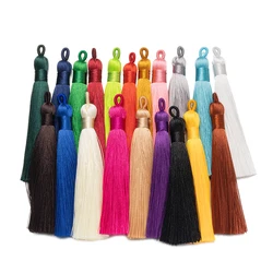 Multicolor Tassel Artesanato Encantos, Brinco Artesanal DIY, Pingente Bookmark, Fringe Jóias Fazendo Acessórios, Suprimentos, 8cm, 10 Pcs, 20Pcs