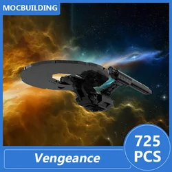 Vengeance Dreadnought-class Starship (Kelvin Timeline) Moc Building Blocks Diy Assemble Bricks Space Display Toys Gifts 725PCS