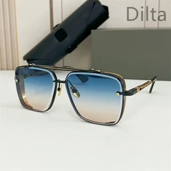 Limited Edition Mach Six Sqaure Punk Sunglasses Titanium Fashion Brand Women's Men's Sunglasses UV400 Steampunk Sunglasses