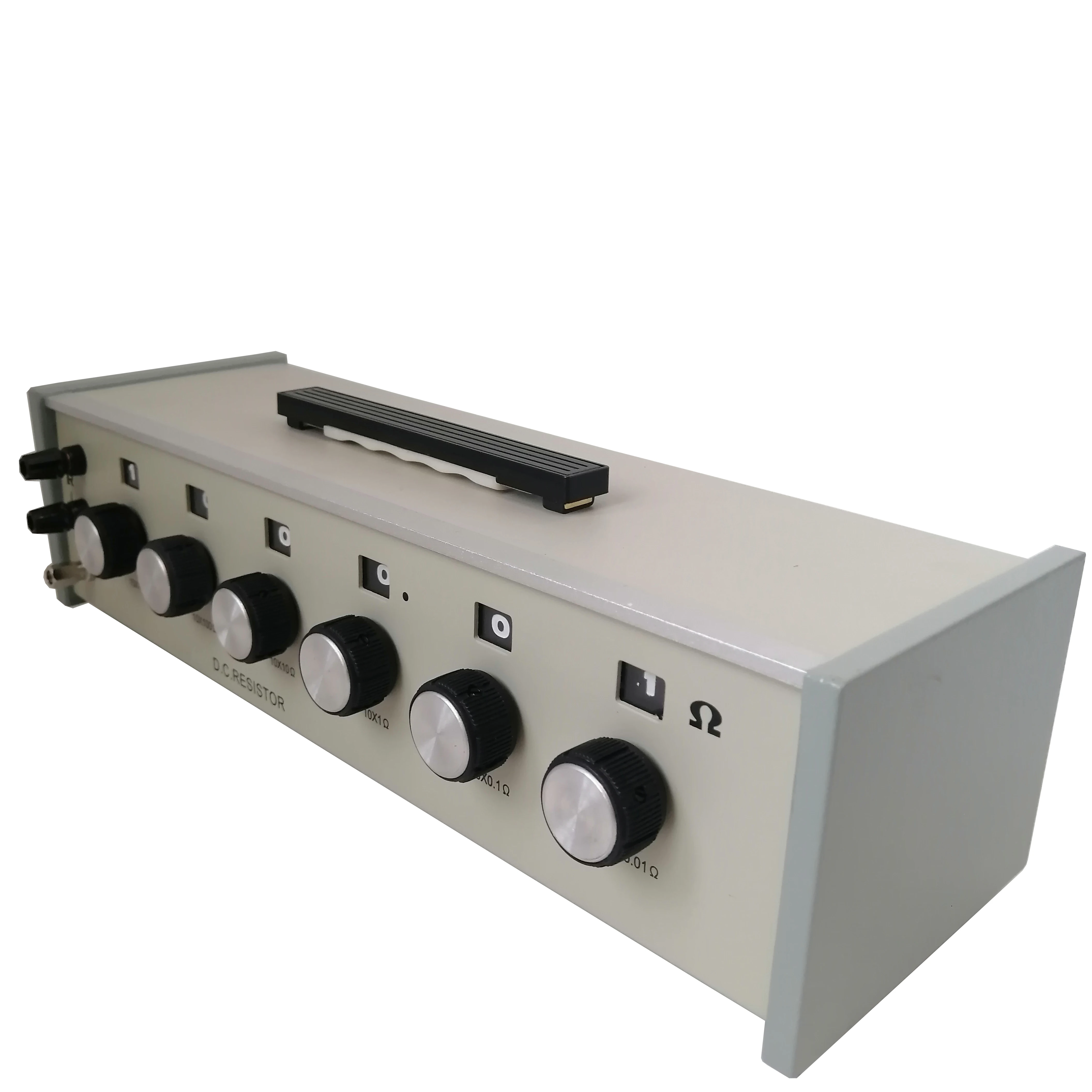 Boîte de résistance CC, gamme de 0.01 ~ 11111.11 ohm avec compteur de test DC Decade 02/10/2018