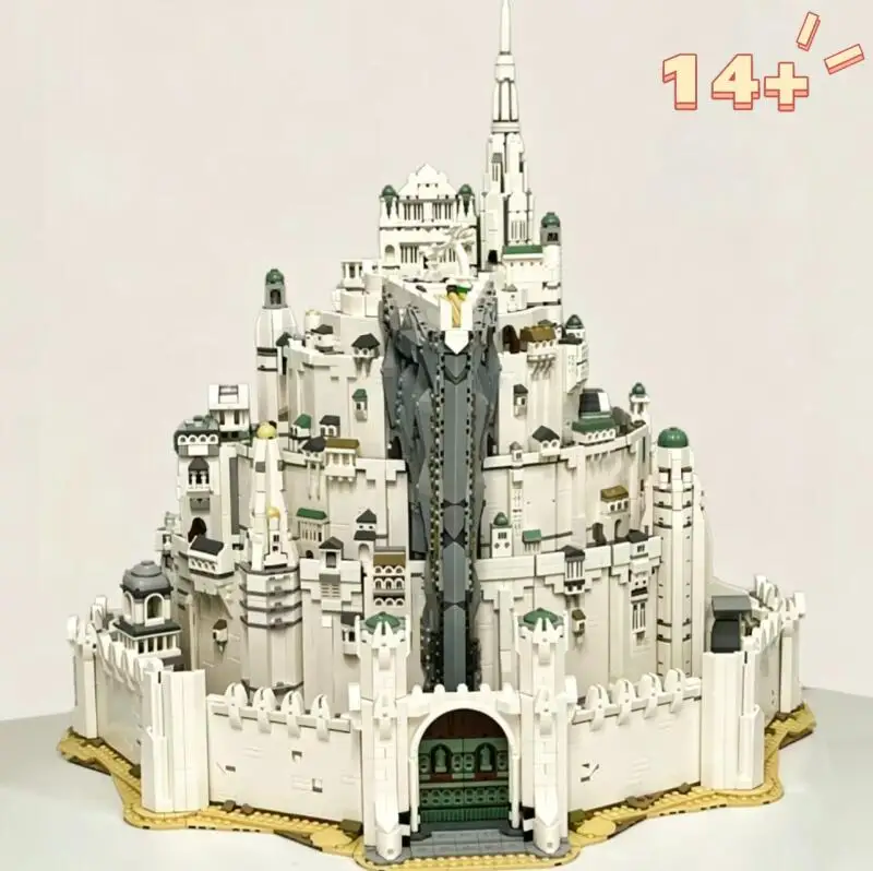 2026 Popular Hot Toys 8278Pcs Classic Movie Mystical 3D Castle Building Blocks Assemble Puzzle Model For Ornament Birthday Gifts