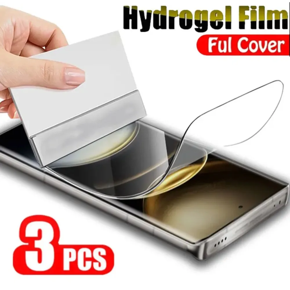 

3PCS Hydrogel Film for Vivo X100 Ultra Full Cover Soft Clear Screen Protector for VIVO X100 Pro Screen Protective Film