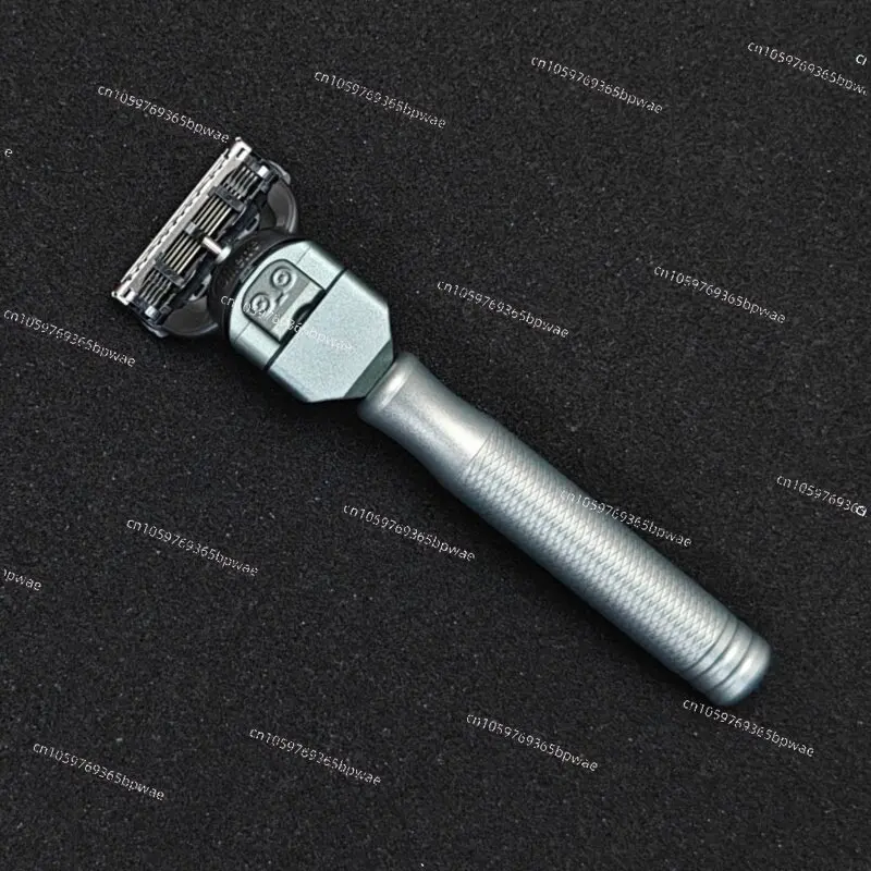 Full All-Aluminum Alloy Body All Metal 5-Layer Cutter Head Manual Shaving Razor Tool