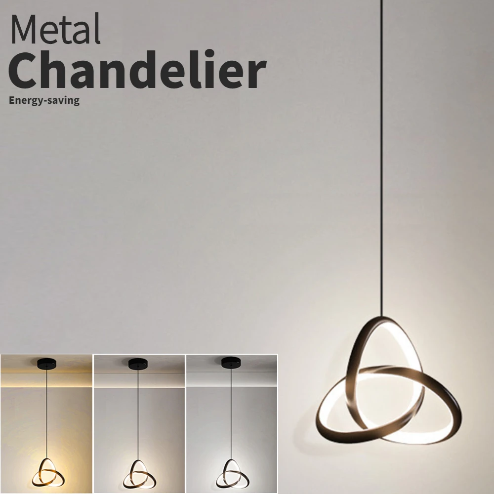 

Nordic Creative Pendant Lights Chandelier Light Luxury Postmodern Personality Hanging Lamp Study Bedroom Bedside Led Chandelier