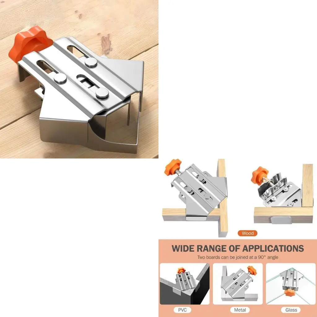 L43A Corner Clamp 90 Degree Clamp with Adjustable Aluminum Swing Jaw