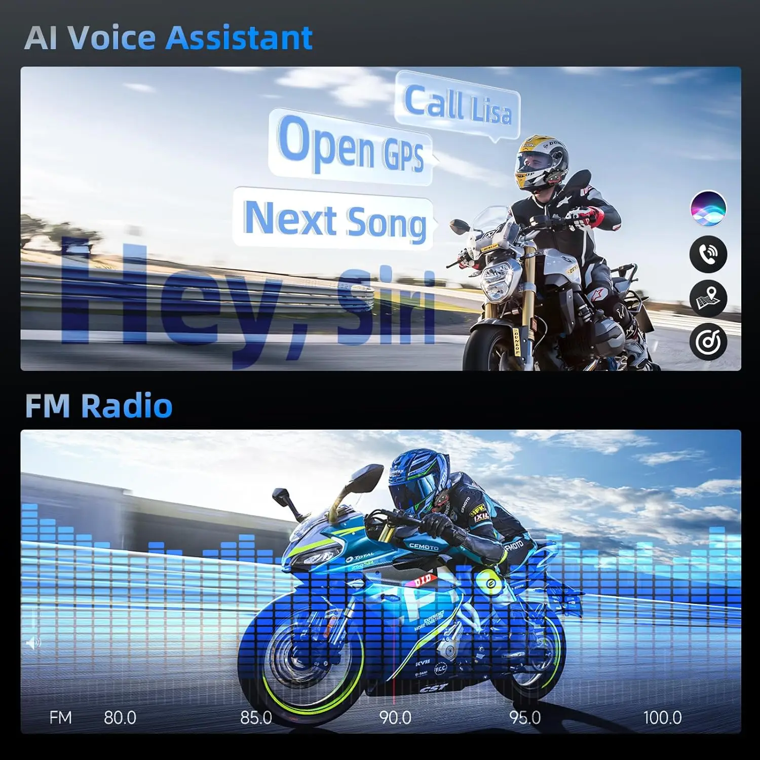 Moman casque de moto Bluetooth Interphone casque casque CP-S 8 coureurs 2000M groupe casque système de Communication moto