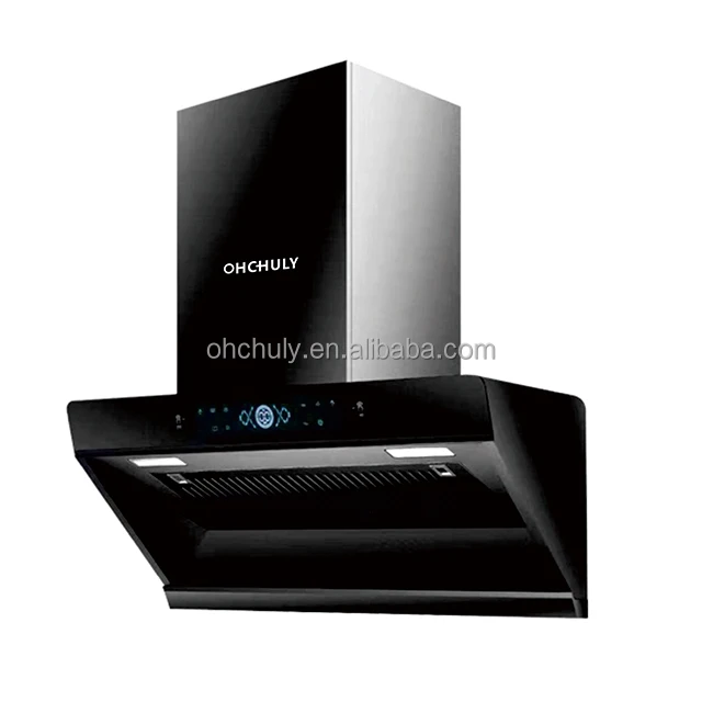 

Вытяжка с боковой всасыванием и малошумным интеллектуальным дымоходом для использования на кухне Вытяжка