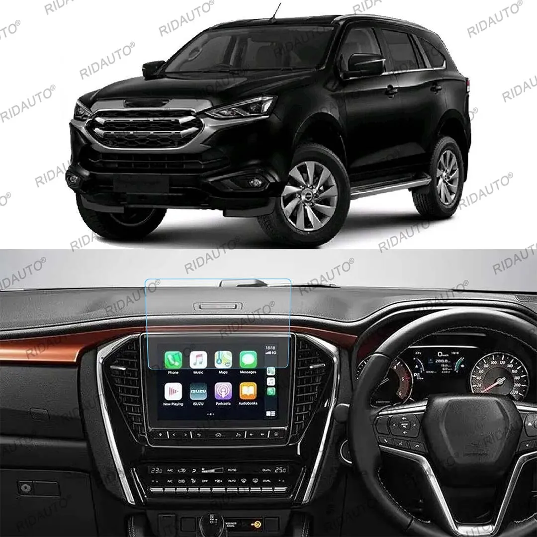 

Protective Film Scratch-Resistant Anti-Fingerprint Tempered Glass 9'' Screen Protector Discover Media Film For D-MAX 2020-2024