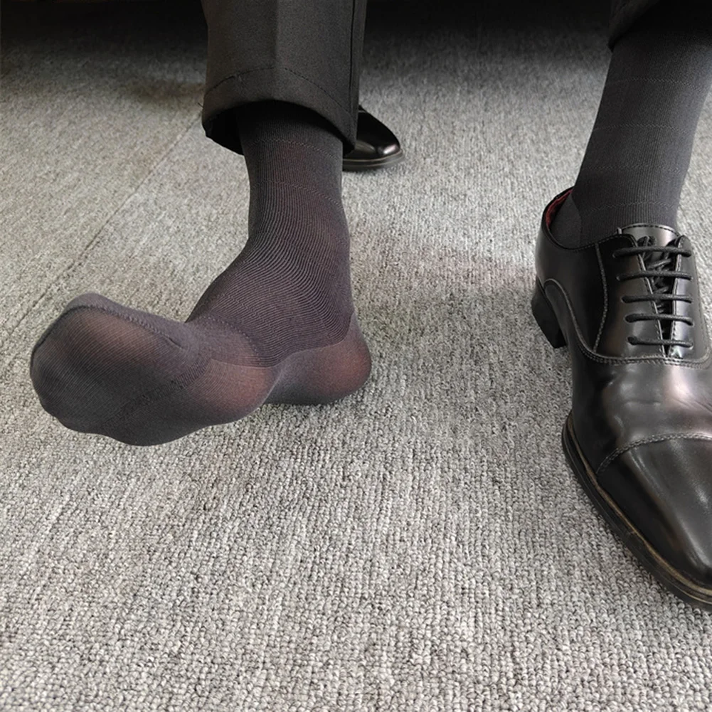 

Sheer Business Socks Men Socks Applicability Male Average Size Fit Brand New Item Comfortable Fit Special Occasions
