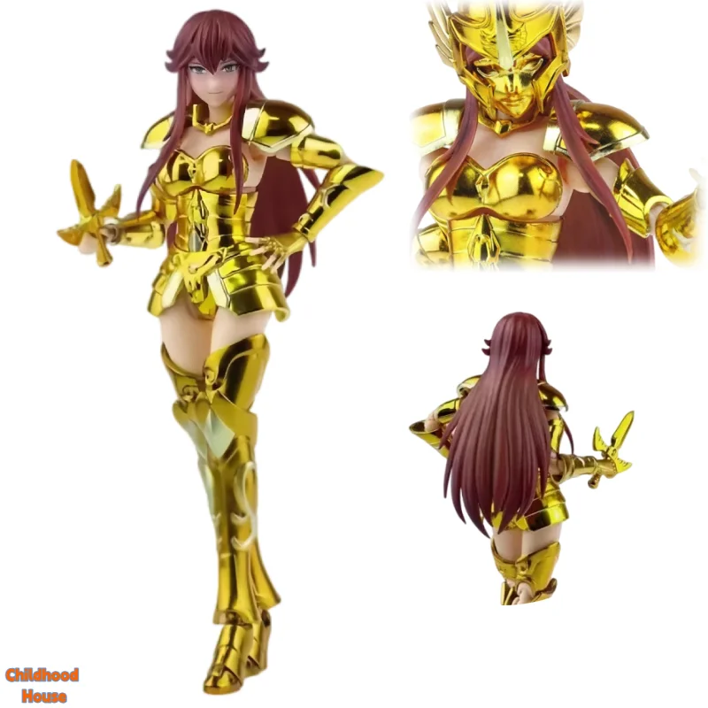 

In Stock GT Saint Seiya Myth Cloth EX Gemini Cheryl Holy Contract Female Gold Saint Zodiac Movable Collectible Action Figure
