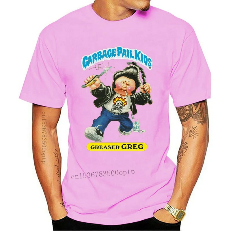 2022 New  Garbage Pail Kids Shirt - Greaser Greg - GPK 1980s  Tee T Shirts (S - 3XL)