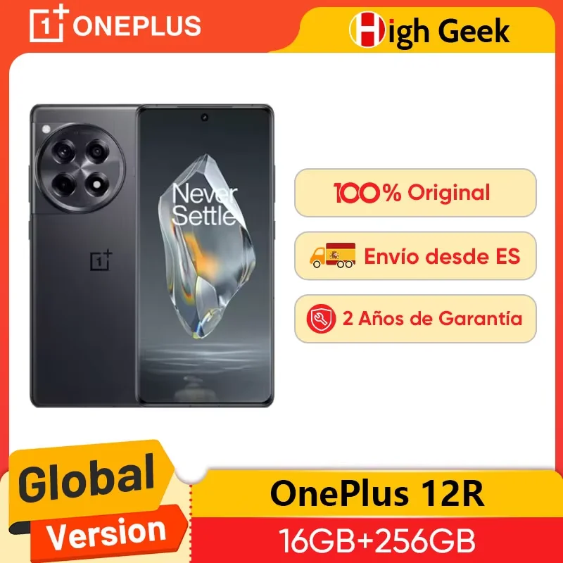 OnePlus-إصدار عالمي هاتف ذكي 12 R ، سناب دراجون 8 Gen 2 ، ميجا هرتز ، شاشة عرض ProXDR ، SUPERVOOC ، بطارية ma ma ، كاميرا 50 ، 5G