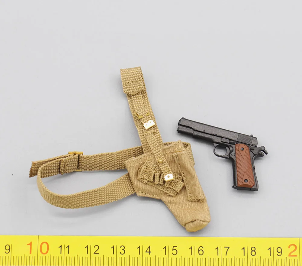 

UJINDOU UD9042 The British Soldier Doll Machine Gunner Mini Toys Model The Secondary Weapon M1911 Holster Bag Shovel For DIY 1/6
