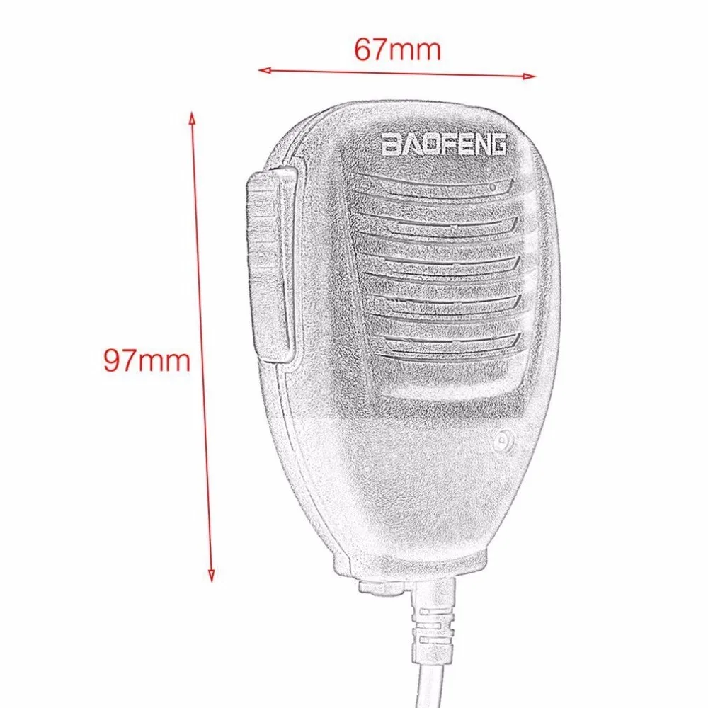 UV-K5 Baofeng Quansheng Walkie Talkie Handheld Speaker Microphone For Baofeng UV-5R BF-888S UV-82 UV-5RE UV-16 Pro Two Way Radio