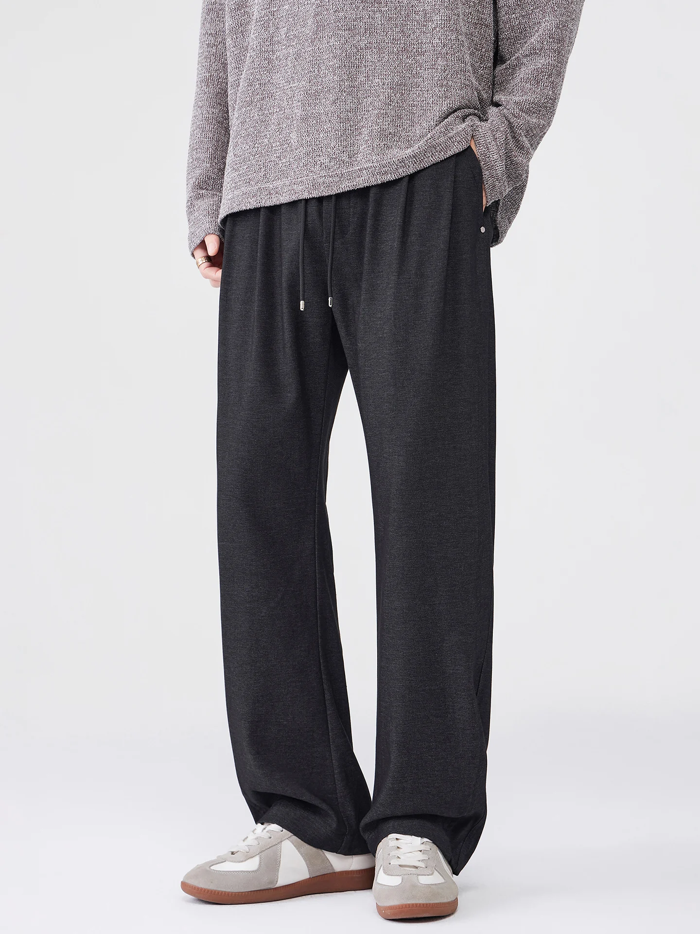 

Мужские повседневные брюки MMOPTOP American Sle Retro Spor с широкими штанинами, осенние, новые, прямого кроя, свободные, в стиле High Street