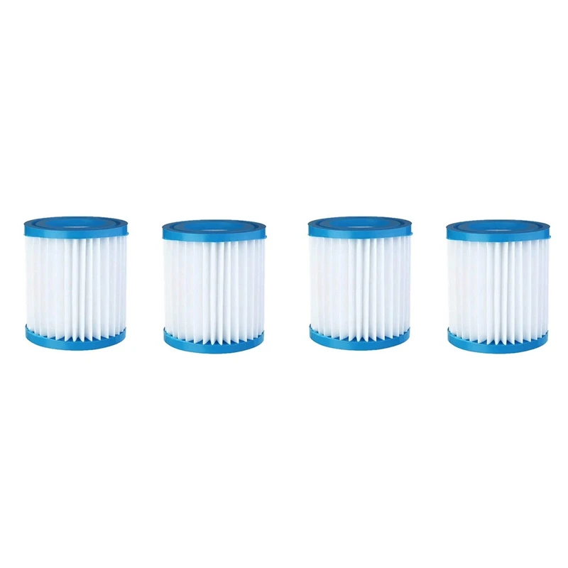 

2025 New-4Pcs Pool Filter Cartridges Type H Replacement Swimming Pool Filter For Pool Filter Pump Cleaner