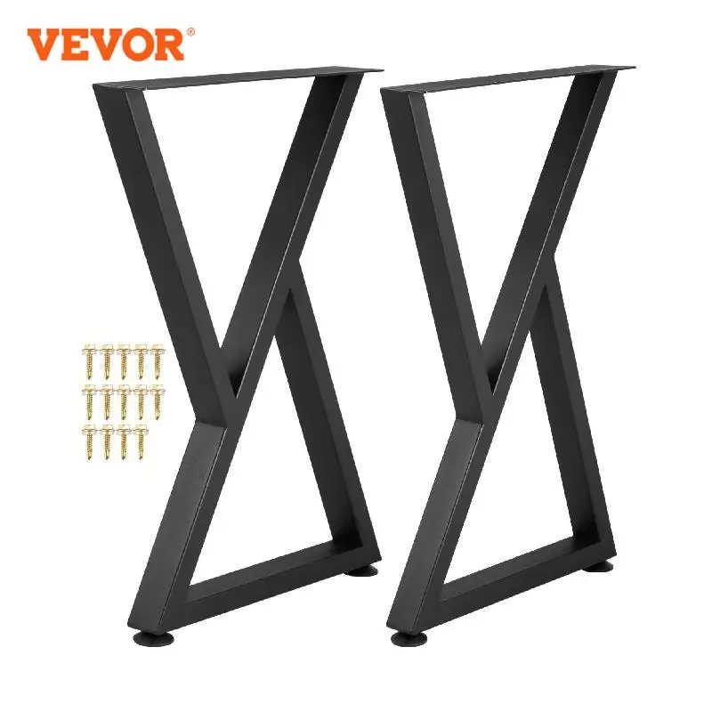 VEVOR 2PCS Metal Table Legs 28X18