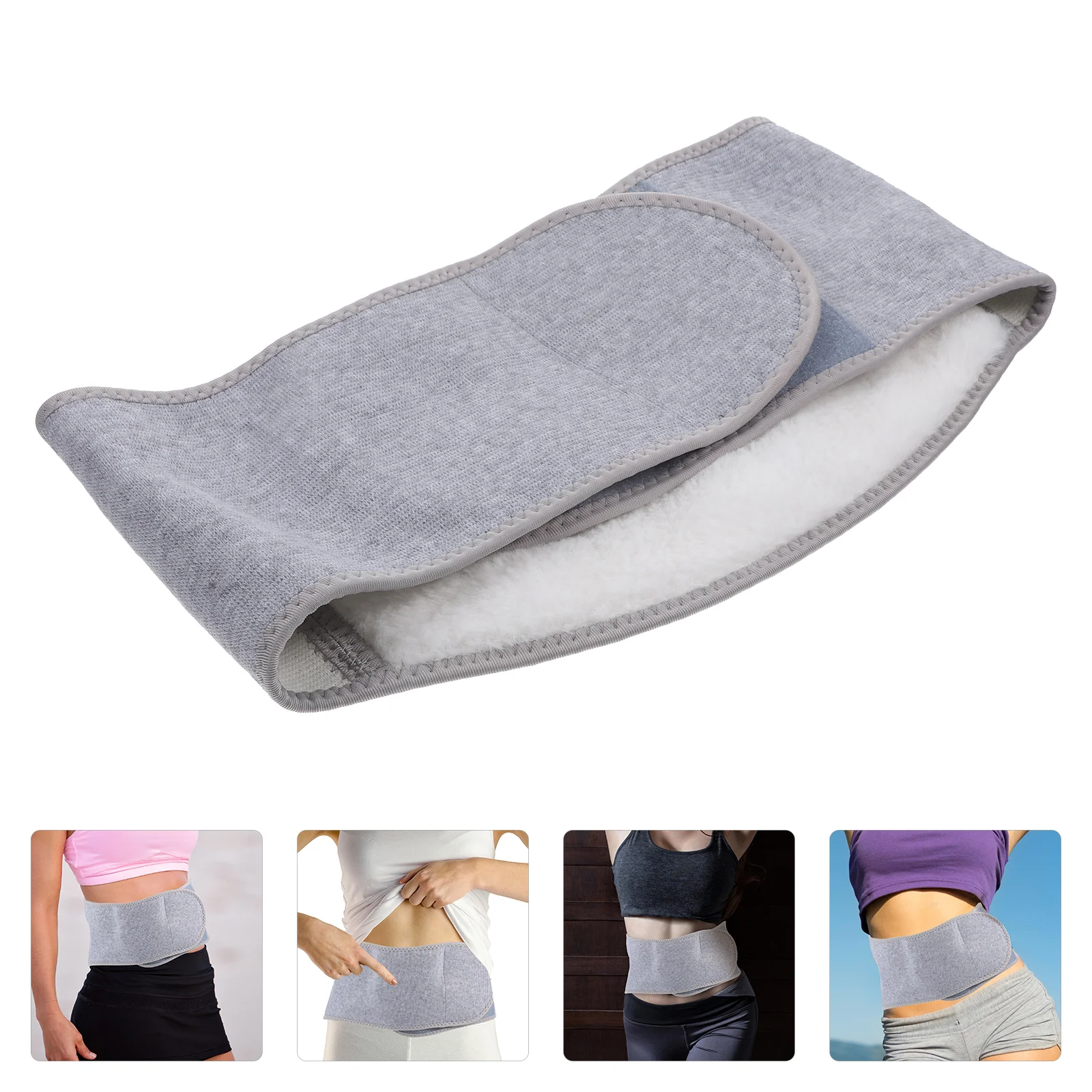 

Seasons Adjustable Soft Stretchy Thin Warming Waist Kidney Back Stomach Abdominal Support Belt Wrap Brace Band