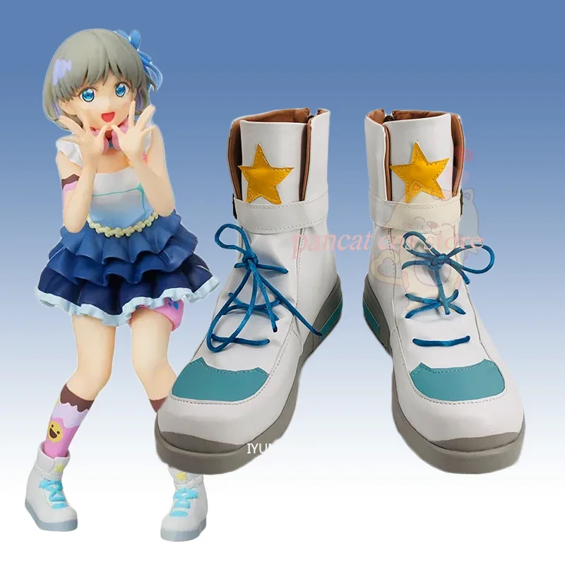 lovelive Arashi Chisato Tang Keke Cosplay Shoes Halloween Long Boots Shoes Comic Cosplay Costume Prop Cosplay Shoes Carnival Cos